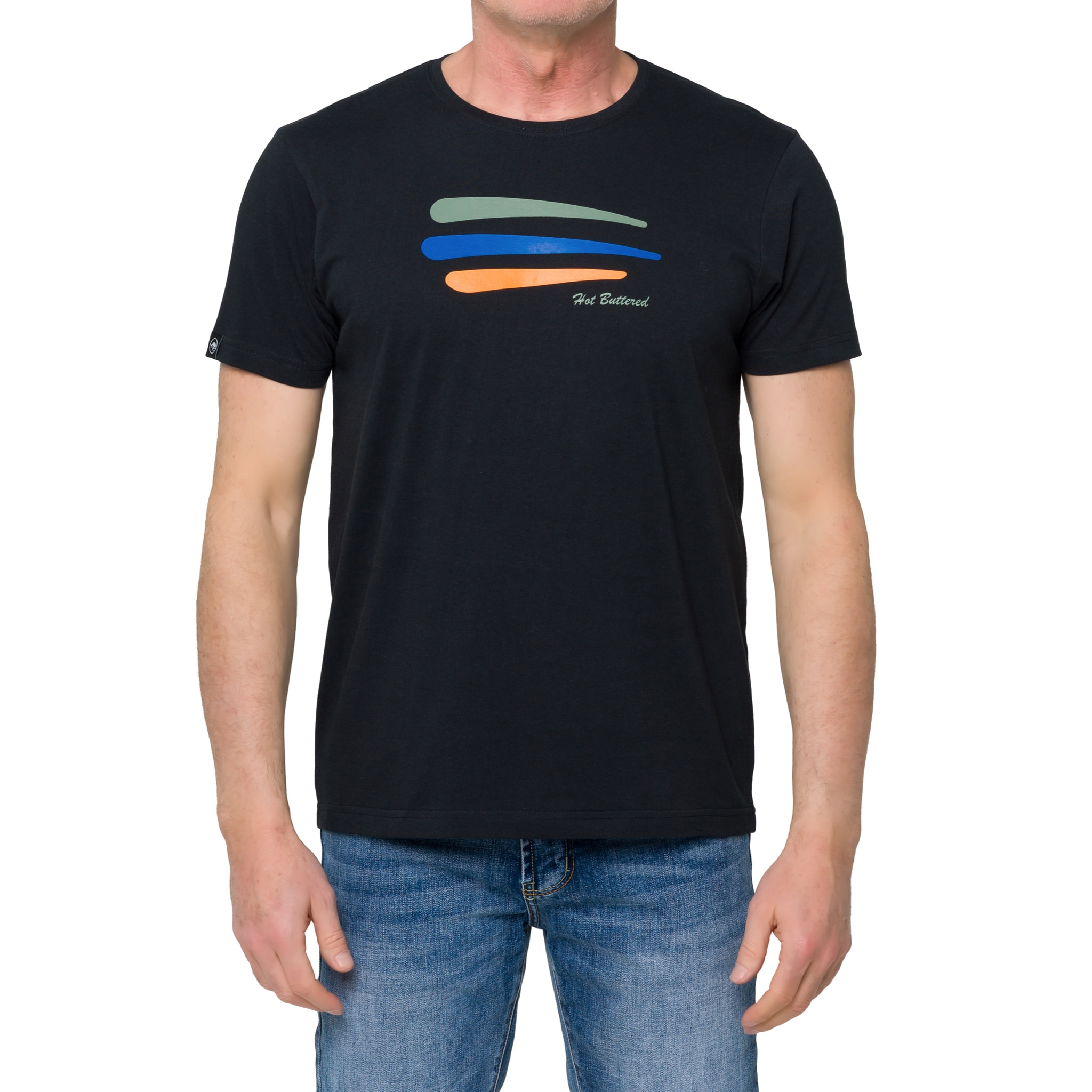 Camiseta de algodón 150 gr Hot Buttered Balian Negro