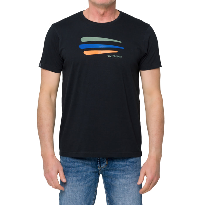 Camiseta de algodón 150 gr Hot Buttered Balian Negro