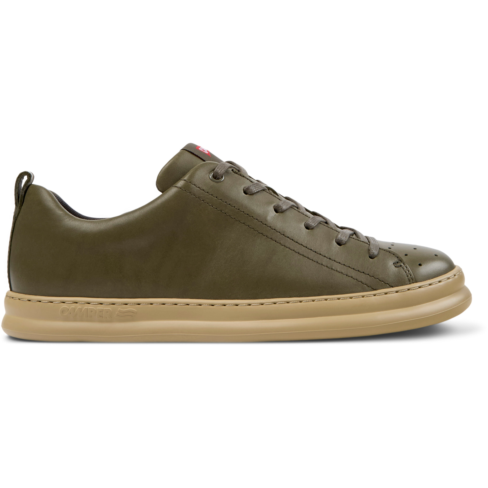 Zapatillas - CAMPER Runner Four - Verde - Cuero liso
