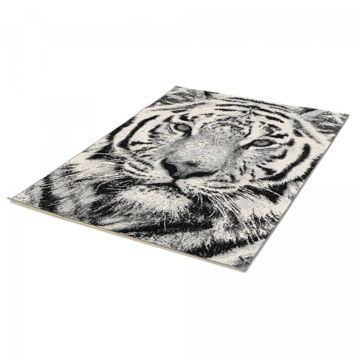 Tapis salon et chambre tissé motif animaux RACU