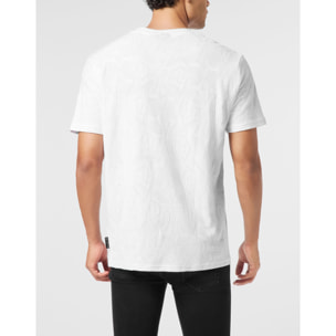 PHILIPP PLEIN Camiseta de cuello redondo y manga corta CREST