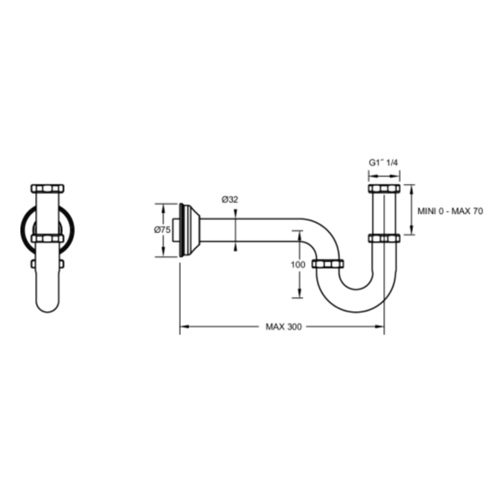 Siphon Cléo 1889 chrome