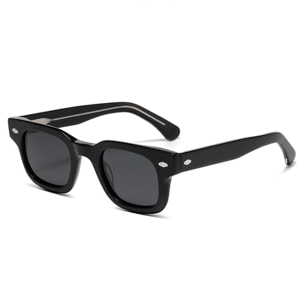 Gafas de sol PALO ALTO BUCHANAN - Negro brillante / Polarizada ahumada