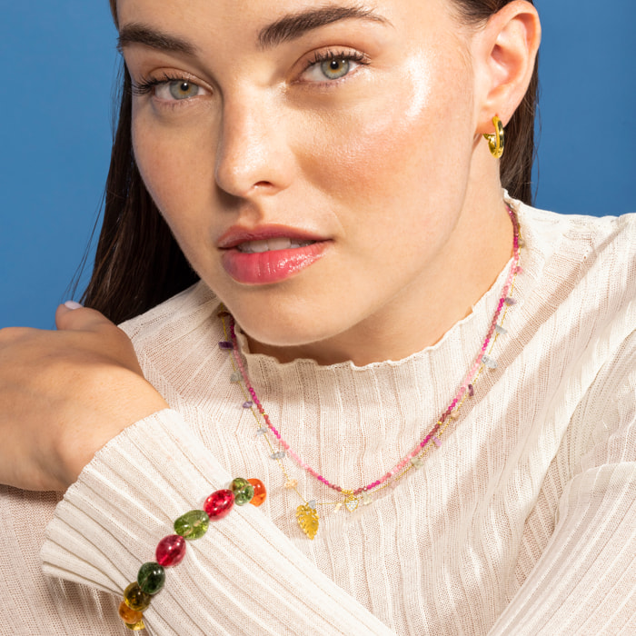 Pendientes de 12mm de diámetro acabado oro amarillo de 18K