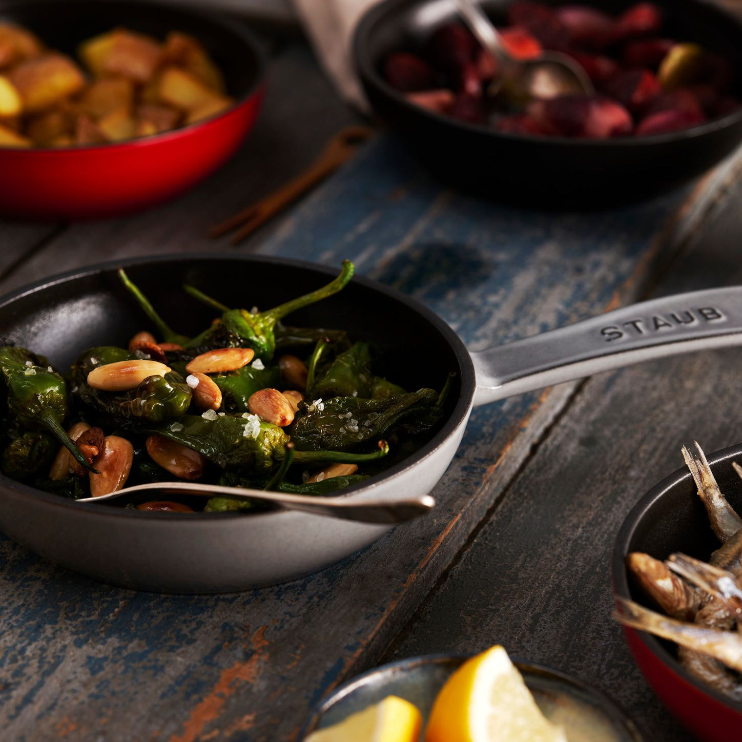 Poêle 16 cm, Fonte, Gris graphite