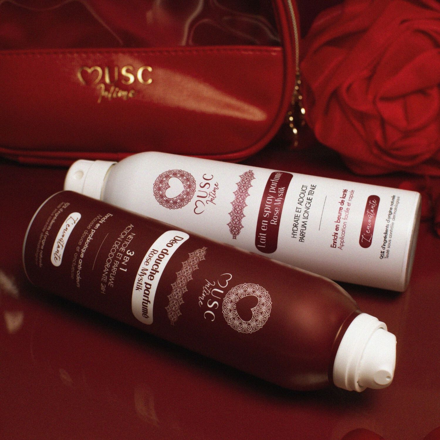 Rose Mystik - Lait Corps Parfumé en Spray