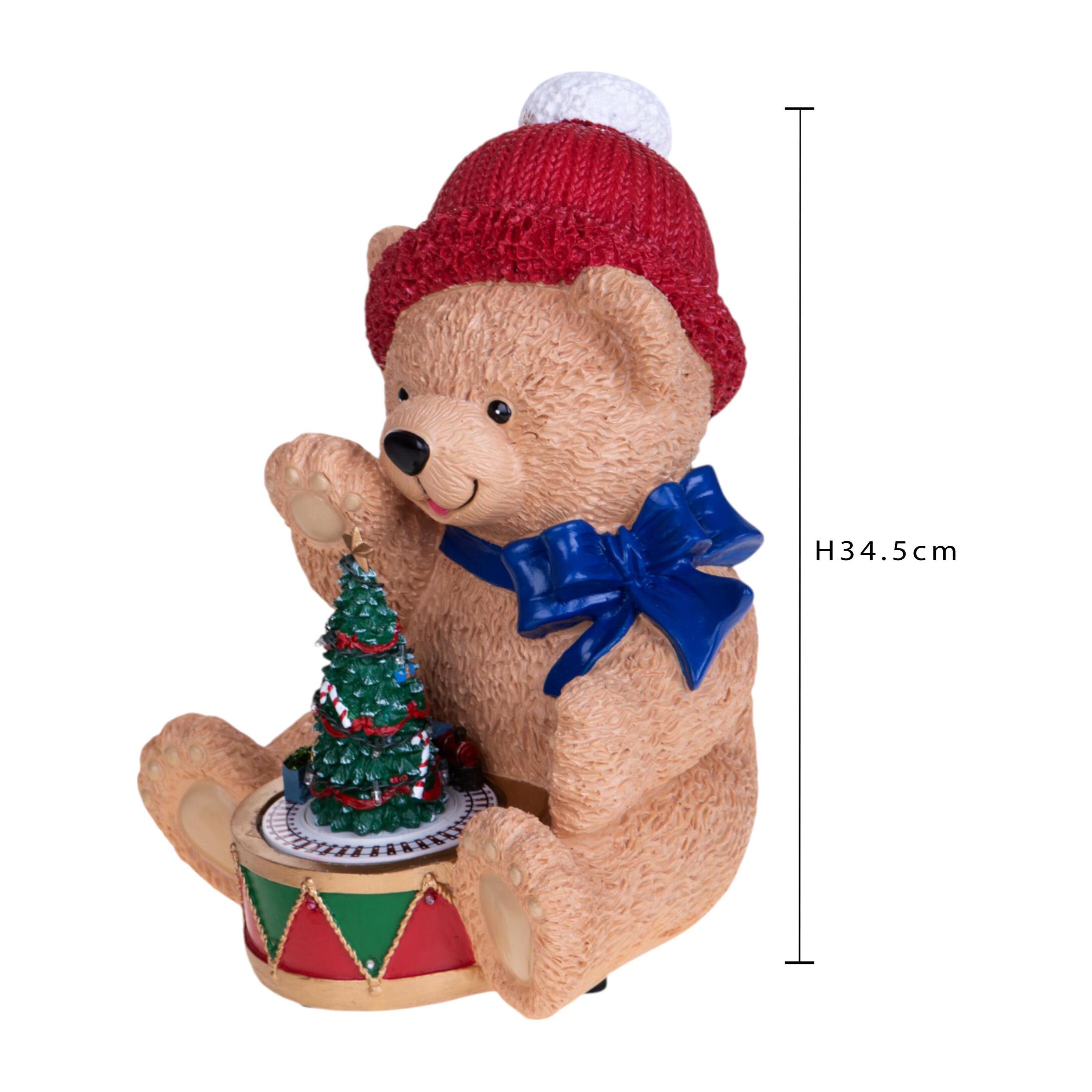 Orsetto natale - Pezzi 1 - 26xH34,5x26cm - Bianchi Dino SpA