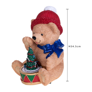 Orsetto natale - Pezzi 1 - 26xH34,5x26cm - Bianchi Dino SpA