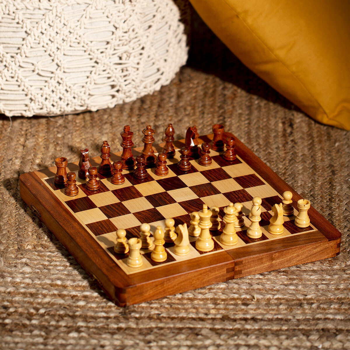 Jeu d'échec - bois 30 - 5x30 - 5 cm