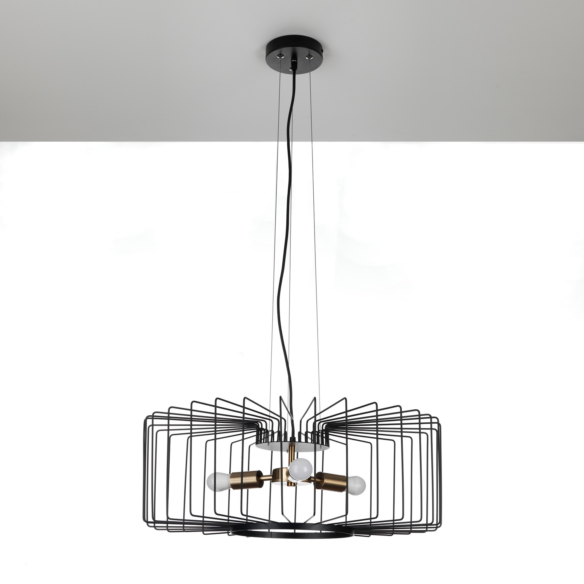 Suspension Tomasucci LUDO A, en acier, noir