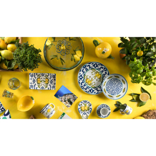 Set de 6 assiettes de service en céramique Excelsa – Amalfi, Multicolore