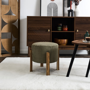 Tabouret Cotele Scott Vert - Lot De 2