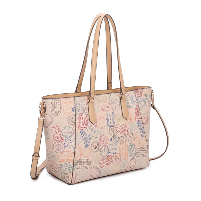 Borsa a spalla  da donna Poliuretano Prodotto alla Moda 44x16x28 cm
