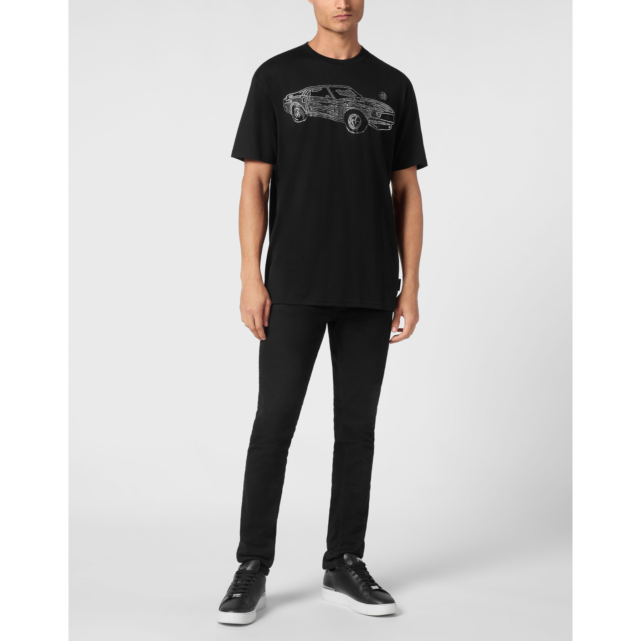 PHILIPP PLEIN Camiseta Cuello Redondo RACING