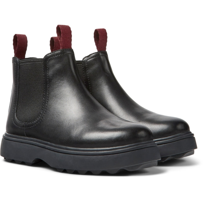 CAMPER Norte - Botines Negro Infantil Unisex