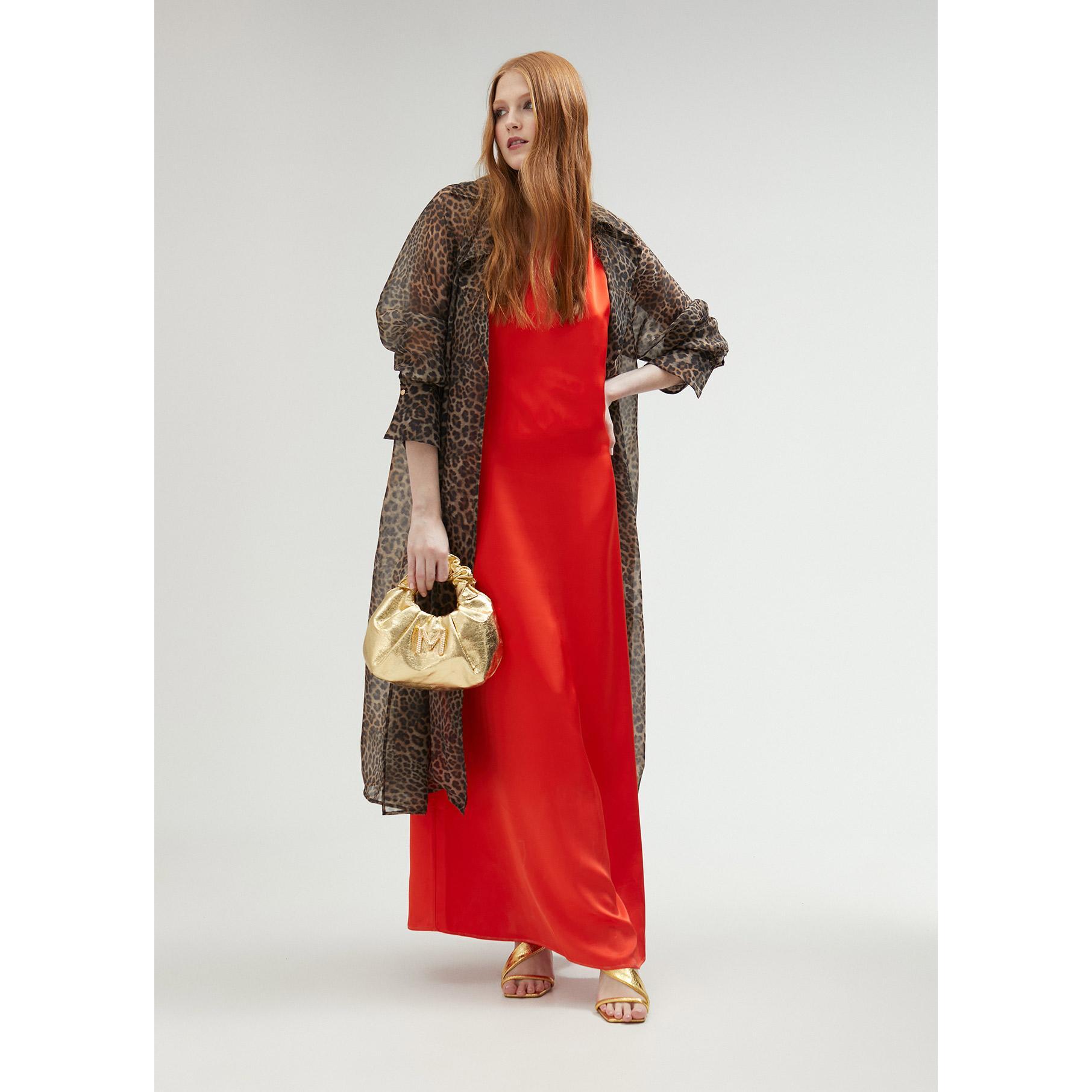 Trench organza stampa animalier