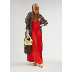 Trench organza stampa animalier