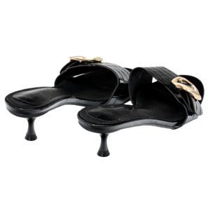 Sandali con accessorio - tacco 5,5 cm