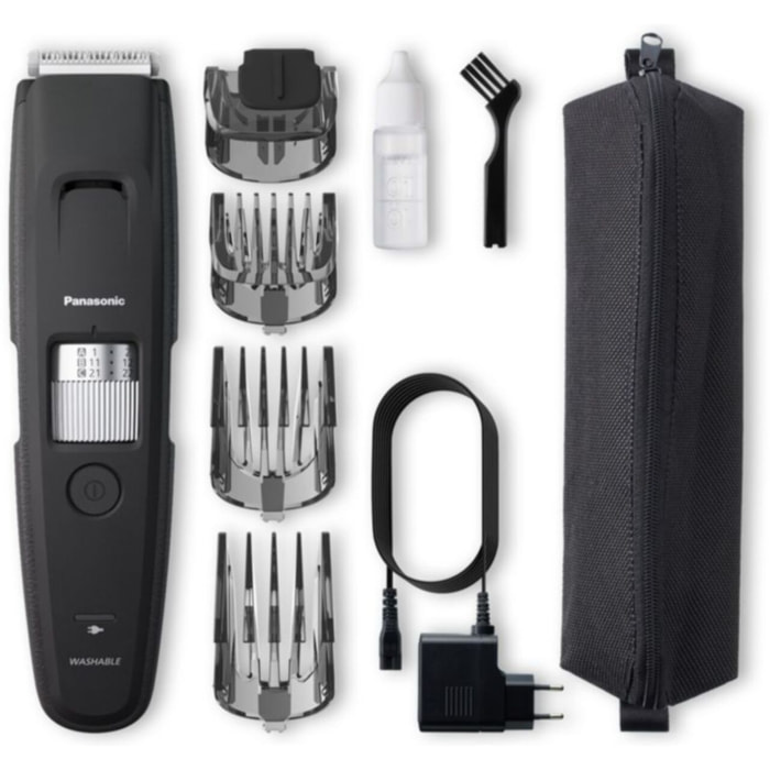 Tondeuse barbe PANASONIC ER-GB96-K503, molette réglable, 58 hauteurs de coupe, précision 0,5 mm, autonomie 50 mn