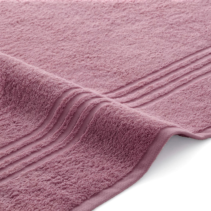 Serviette Éponge 100% Coton Peigné - 700 g/m2 ROSE