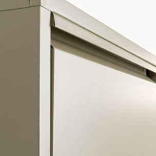 Casier à chaussures Caruso kaki 5 tiroirs Kare Design