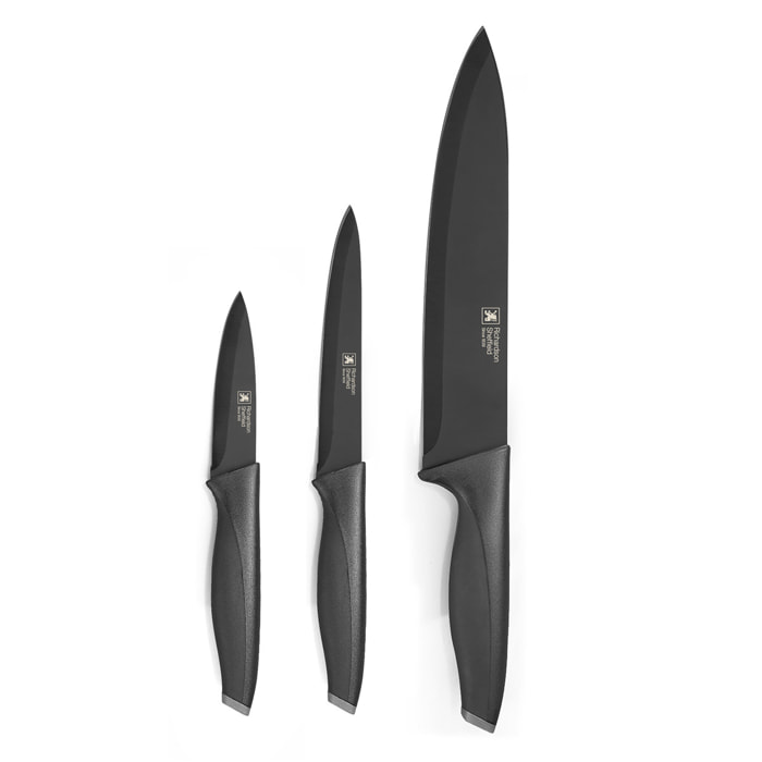 Advantage - Set di 3 coltelli : spelucchino, coltello multiuso e coltello da chef