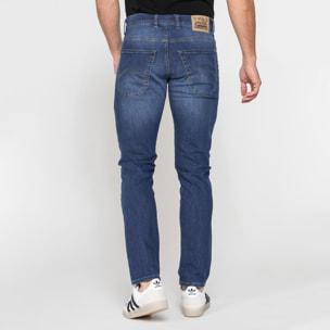 JEANS UOMO 5 TASCHE MOD. 710 IN DENIM ELASTICIZZATO 9 oz. Vita regolare con bottoni, gamba comoda.