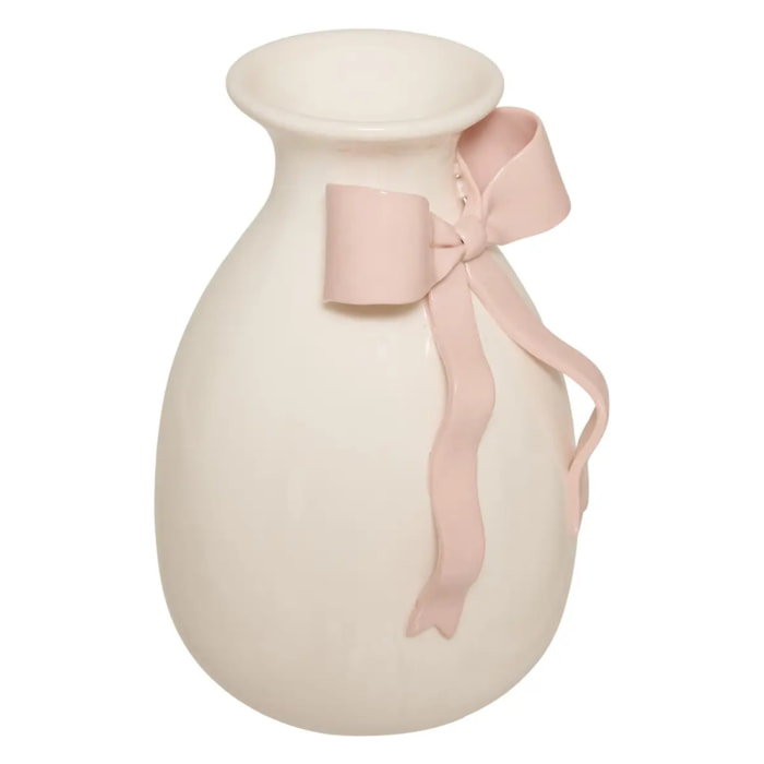 Vase Mona H.18cm blanc