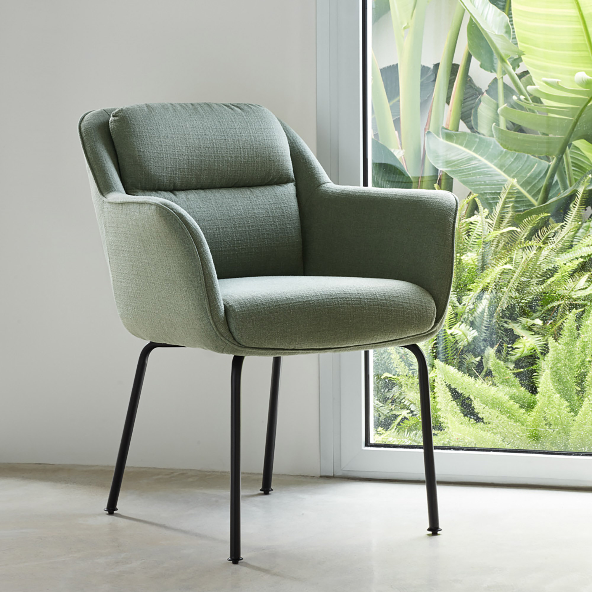Silla Sadira verde 2P/Caja