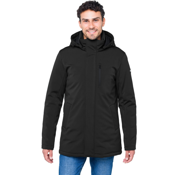 Parka NUSAKAN imbottito impermeabile nero