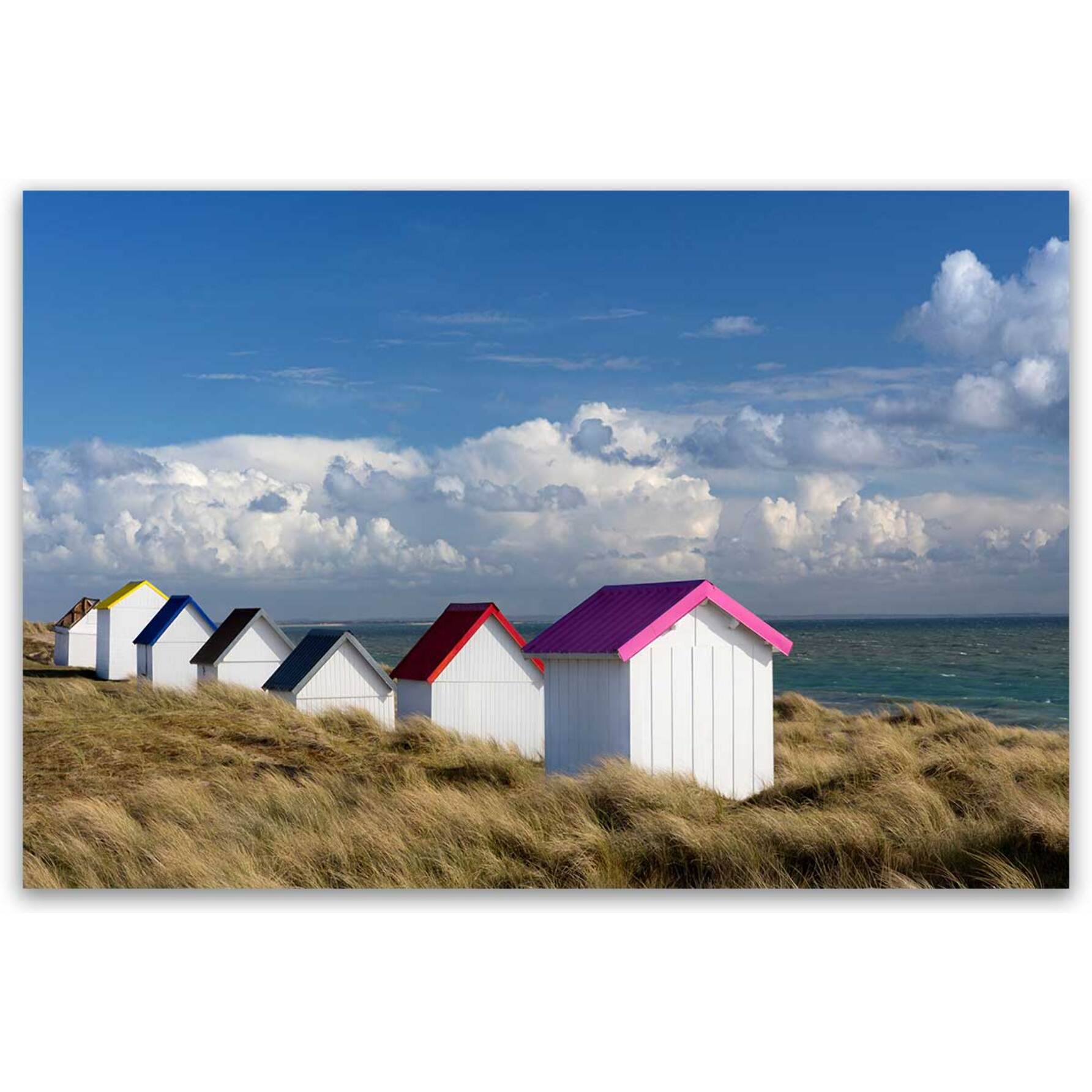 Tableau bord de mer Gouville sur mer Tableau alu Dibond