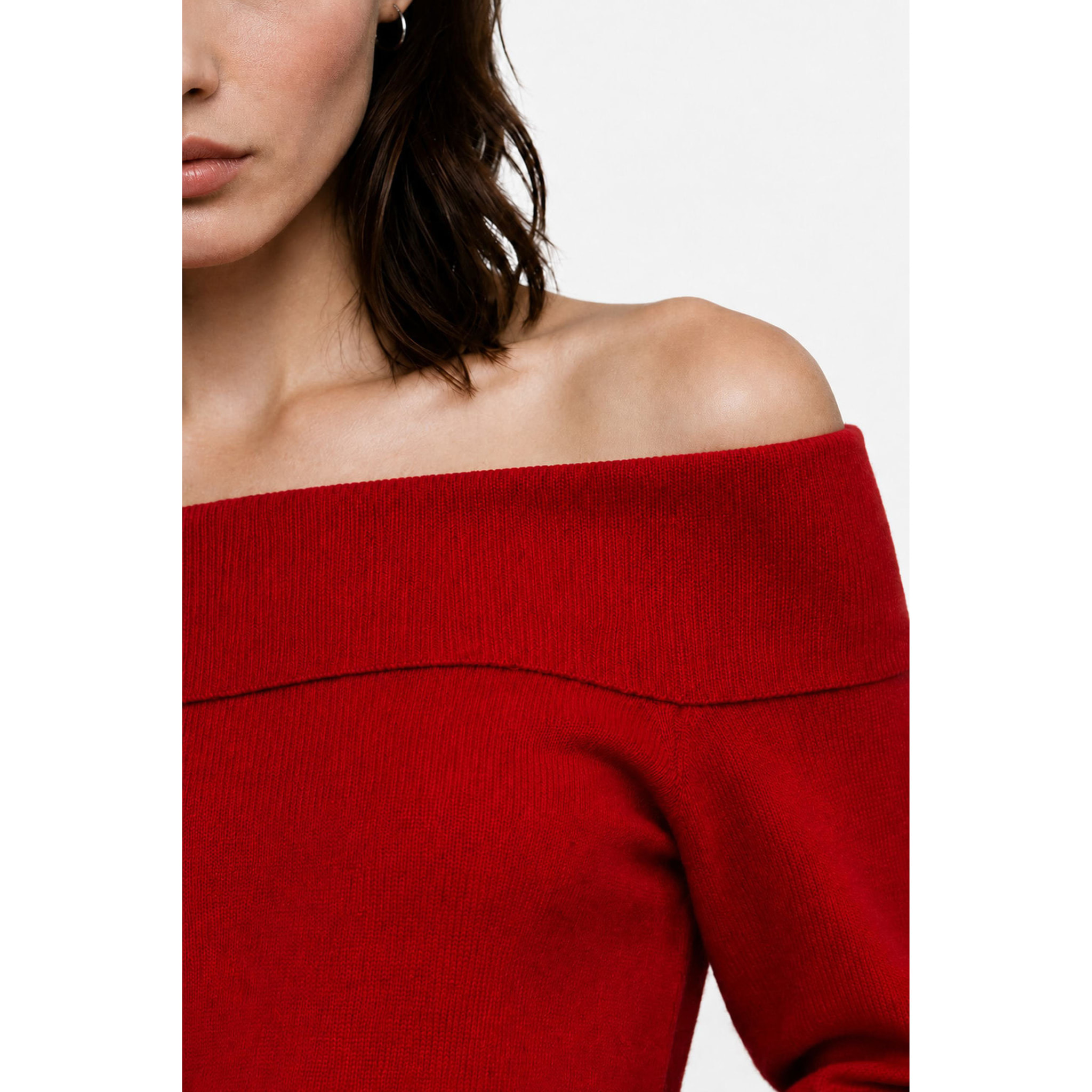 Kocca - Maglia da donna con spalle scoperte e maniche lunghe Donna
