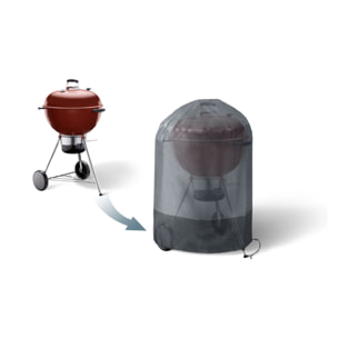 Housse de protection pour barbecue rond