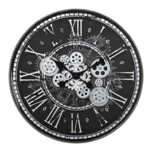 Horloge "Izia" noir et blanc D51cm