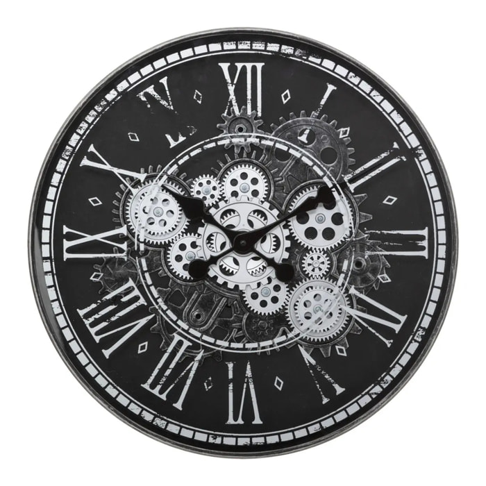Horloge "Izia" noir et blanc D51cm