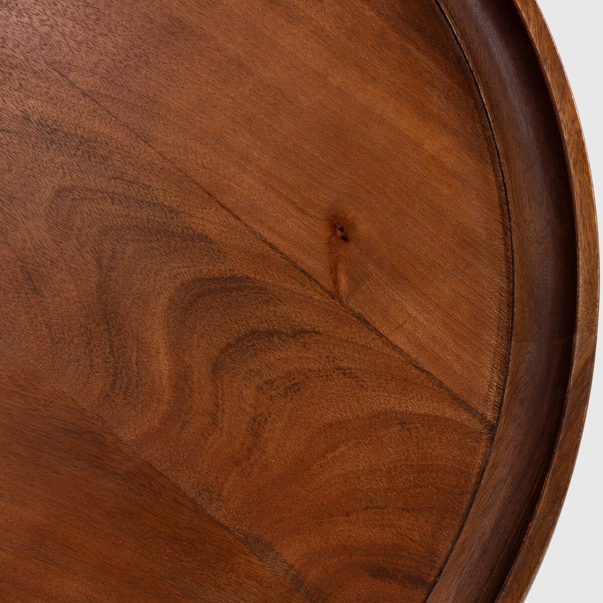 Table basse ronde en bois de manguier - SUNNA
