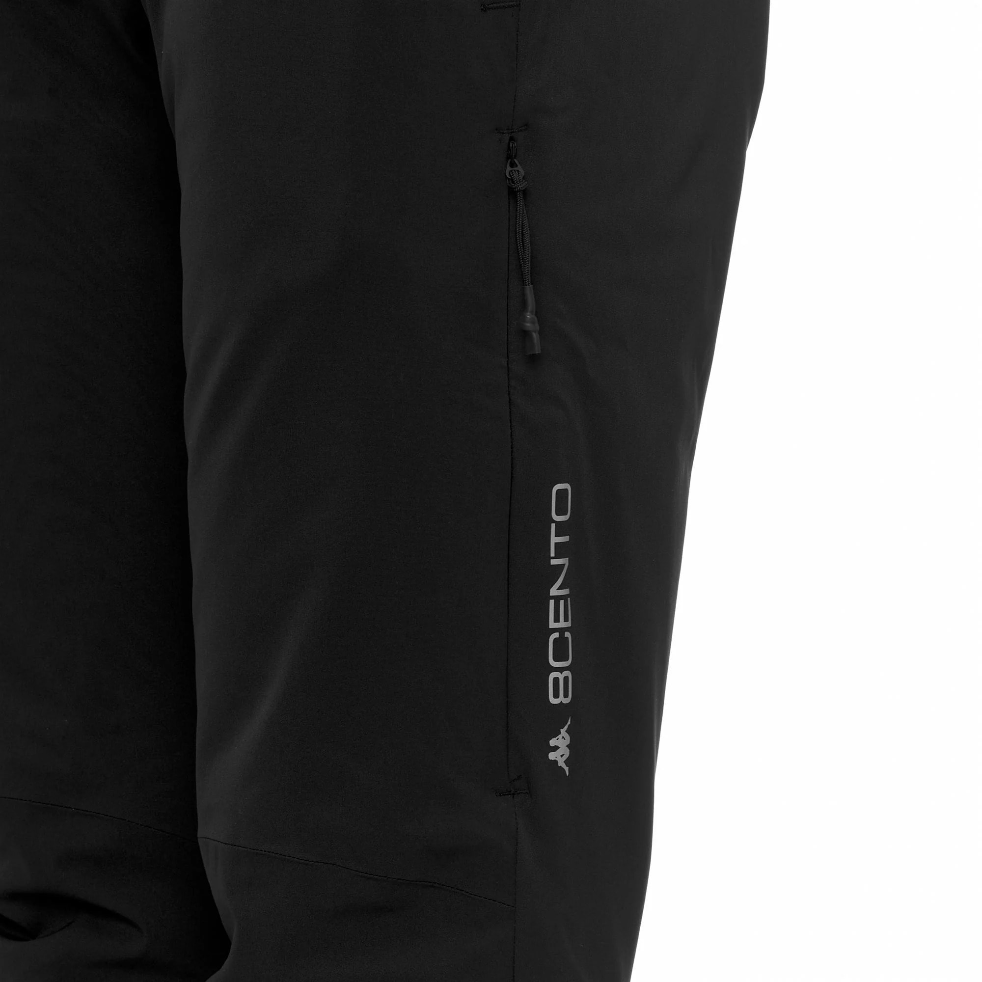 Kappa - Pantaloni Donna Nero - 8Cento 834