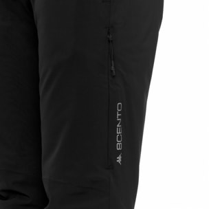 Kappa - Pantaloni Donna Nero - 8Cento 834
