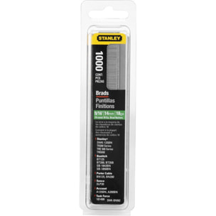 Boîte 1000 clous 1/2 18GA 8/300/E/J STANLEY - 12 mm - 1-SWK-BN050T