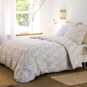 Parure housse de couette imprimé 100% gaze de coton - loucile