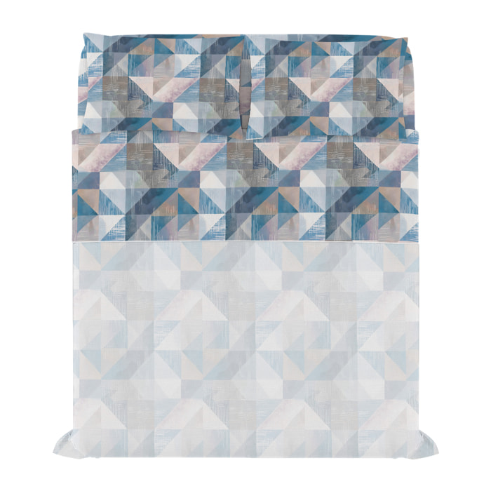 COMPLETO LETTO RIVER MATRIMONIALE SEPIK BLUE