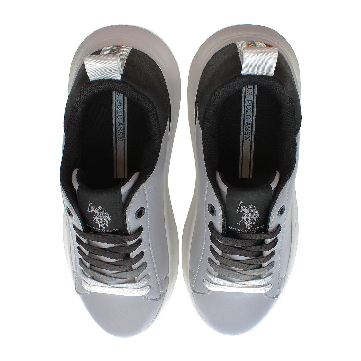 Sneakers U.S. Polo Assn. grigio chiaro-nero