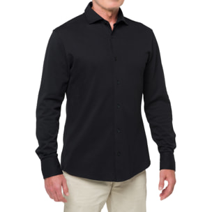 Camicia in cotone Hot Buttered Jefferson Nero