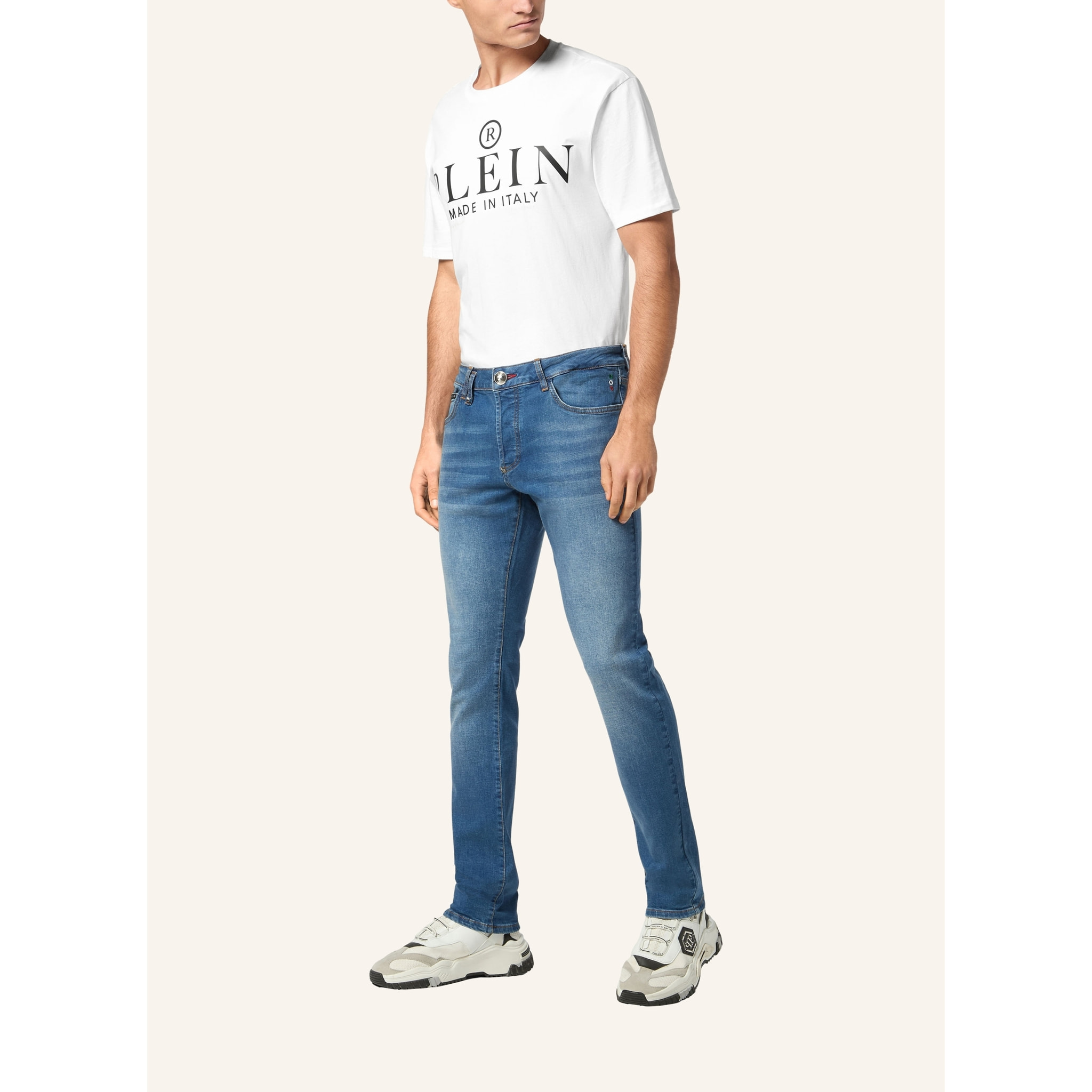 PHILIPP PLEIN Vaqueros de corte recto