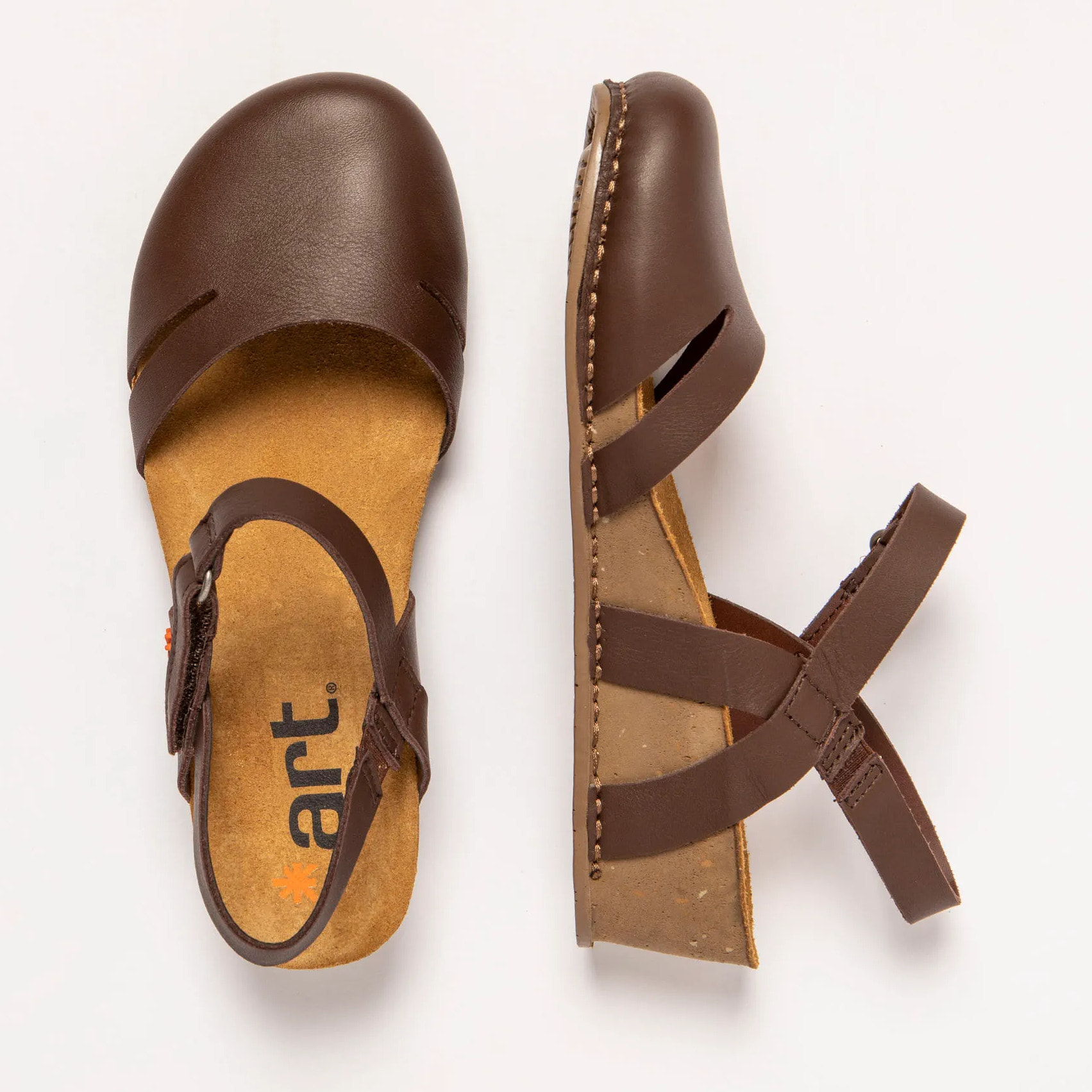 Sandalias 1931 NAPPA BROWN/ I LIVE color Brown