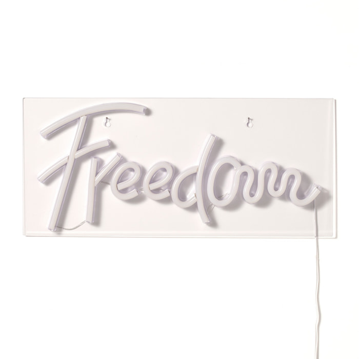 Tomasucci scritta luminosa FREEDOM multicolore