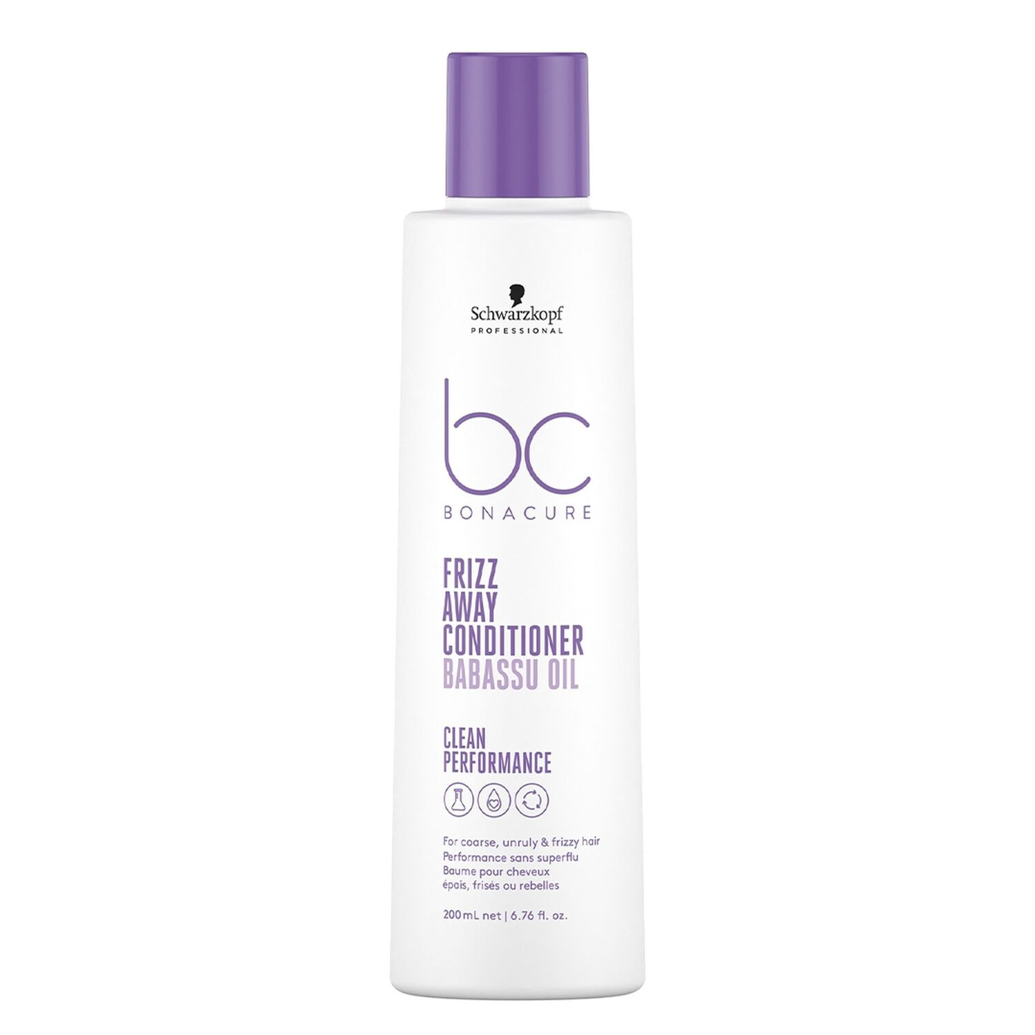 BC Bonacure Frizz Away - Baume anti-frisottis léger - cheveux rebelles, épais et frisés 200 ml