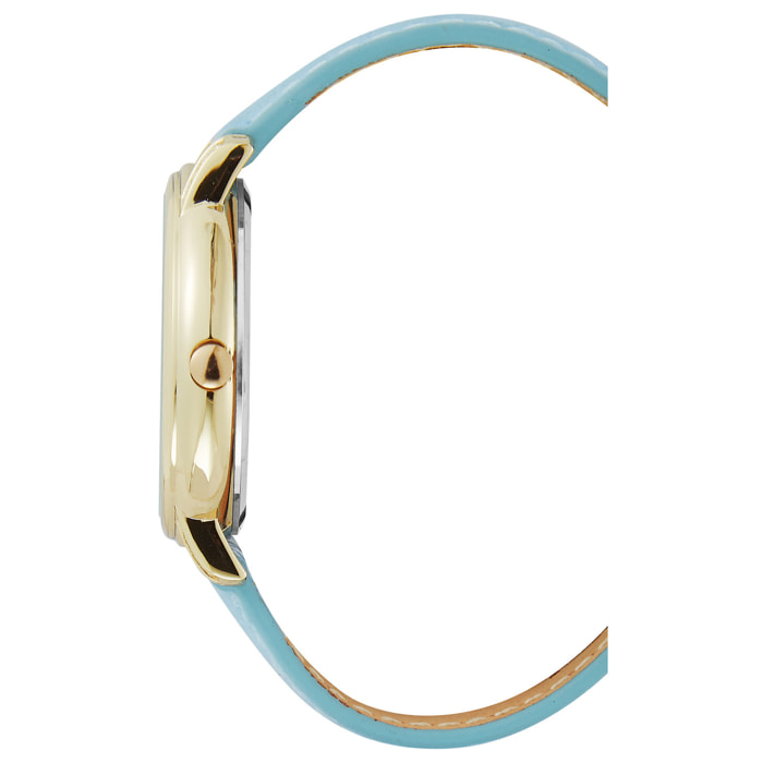 Reloj Nine West NW-2492LBLB Mujer Analogico Cuarzo con Correa de Cuero