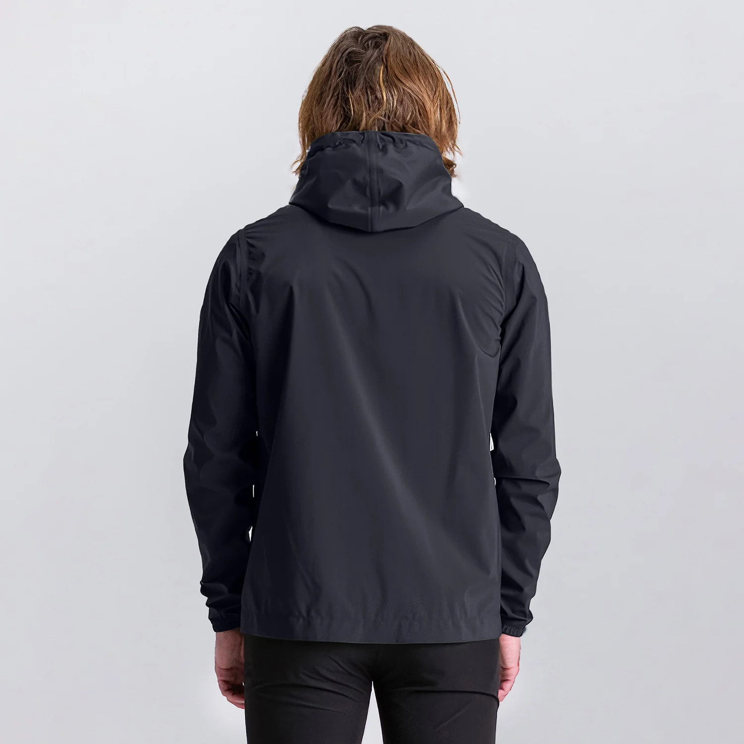 Pluvia Men's Rain Jacket With Hood - Noir - Noir