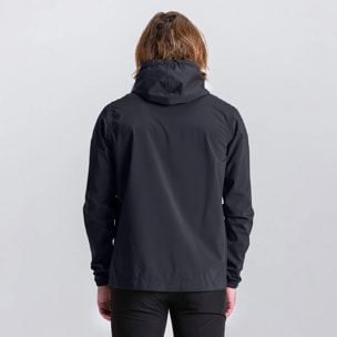 Pluvia Men's Rain Jacket With Hood - Noir - Noir